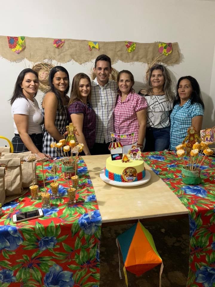 Encontro com amigos e familiares em Lucrécia-RN