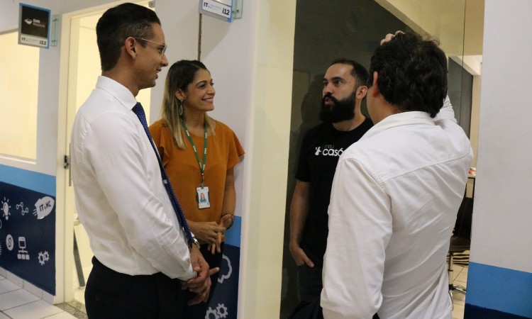 Allyson Bezerra visita Incubadora Tecnológica do IFRN Natal