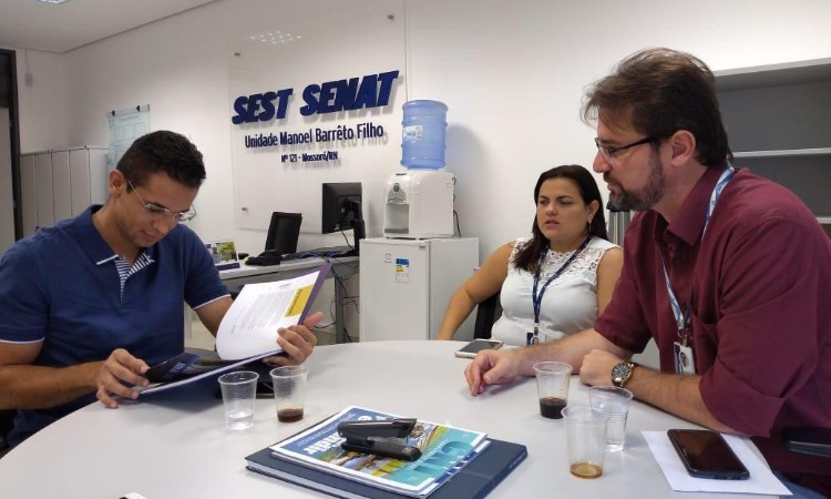 Allyson Bezerra visita instalações da unidade do SEST SENAT em Mossoró